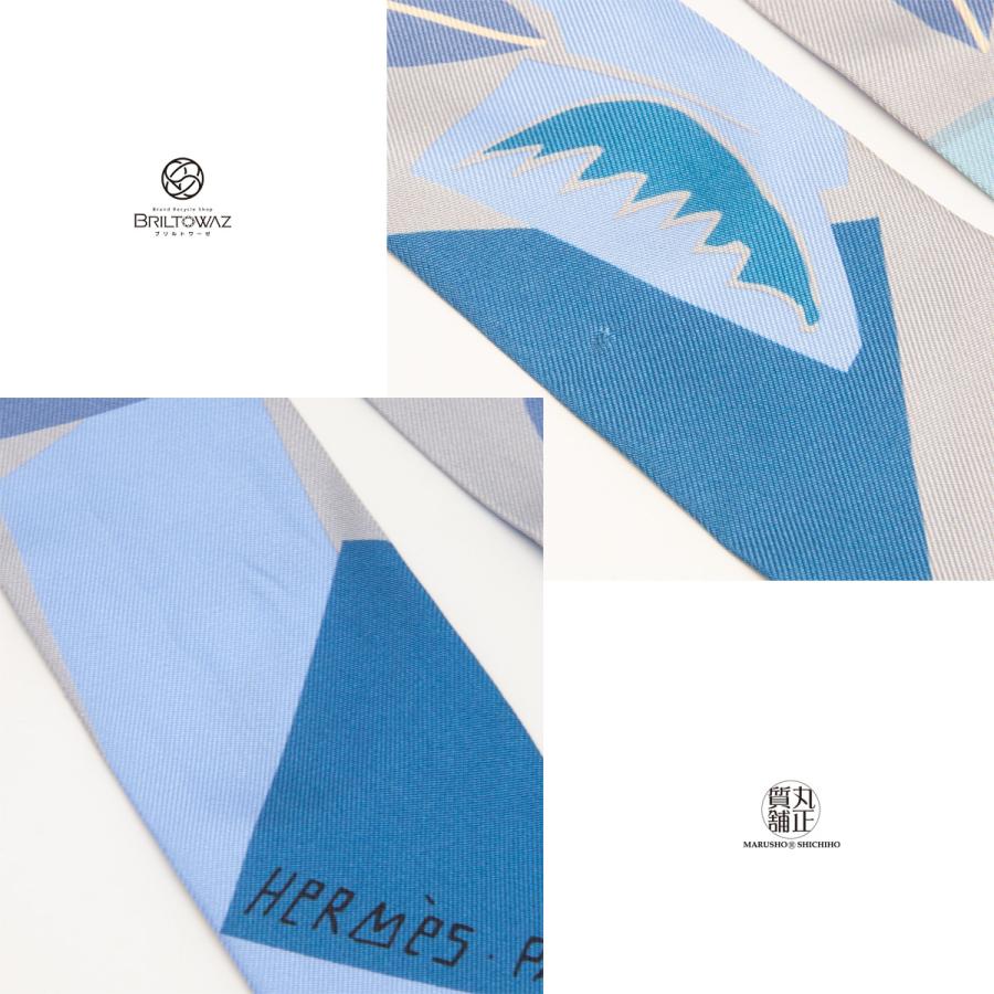 HERMES エルメス ツイリー スカーフ SEA AND SURF FUN 海と HERMES エルメス ツイリー スカーフ SEA AND SURF FUN 海と