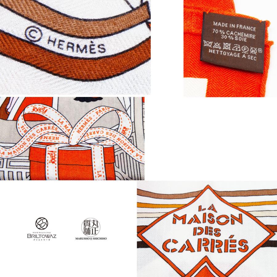 HERMES エルメス カレジェアン 140 ストール メゾンデカレ La HERMES エルメス カレジェアン 140 ストール メゾンデカレ La
