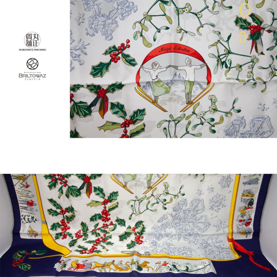 HERMES (SALE)エルメス カレ 90 Neige d'Antan 去年の雪 HERMES (SALE)エルメス カレ 90 Neige d'Antan 去年の雪