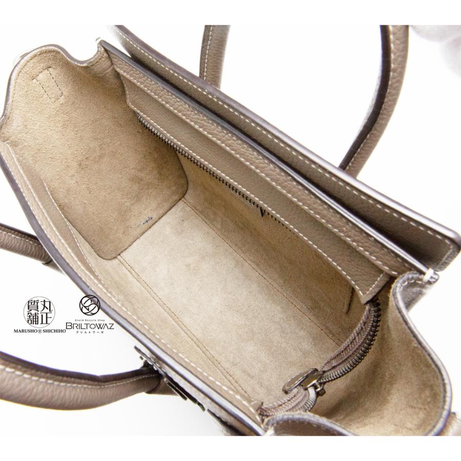 CELINE セリーヌ ラゲージ ナノショッパー スリ ハンドバッグ  