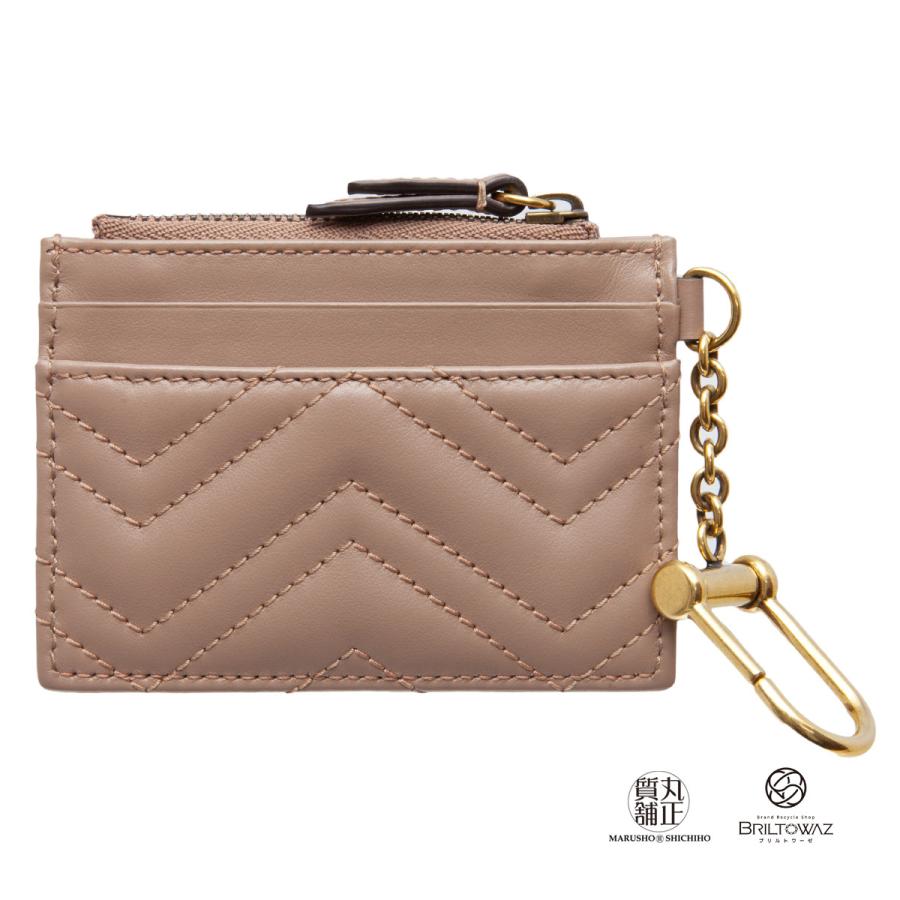 GUCCI（グッチ） GGマーモント キーチェーン付きウォレット 627064