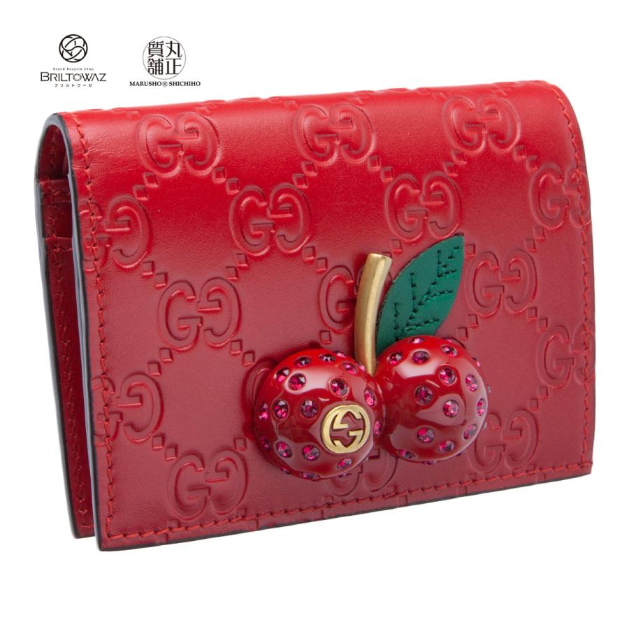 GUCCI グッチ チェリー(さくらんぼ) 付き グッチシマ カード GUCCI グッチ チェリー(さくらんぼ) 付き グッチシマ カード