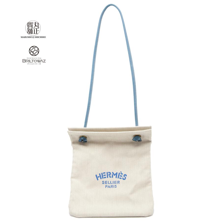 HERMES エルメス アリーヌ PM ショルダーバッグ トワルシェブロン 