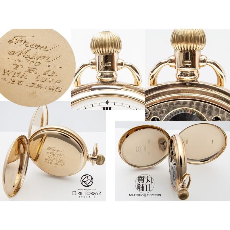 ROLEX ロレックス 懐中時計 K9YG デニソン製ハンターケース ROLEX ロレックス 懐中時計 K9YG デニソン製ハンターケース