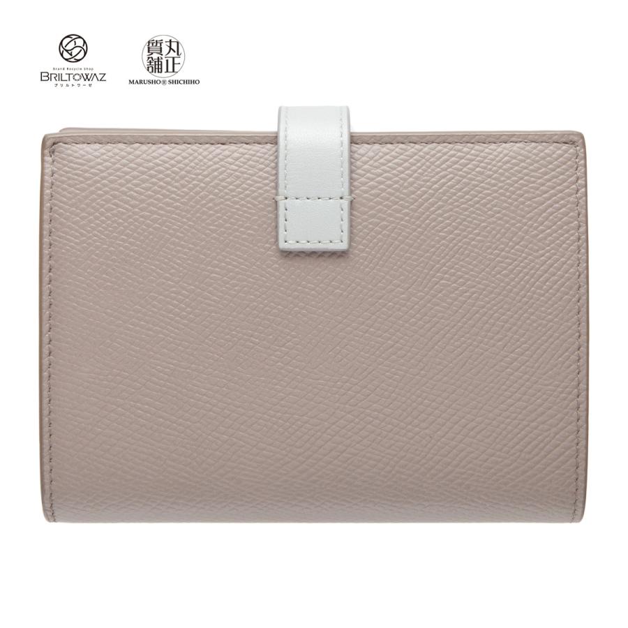 CELINE セリーヌ ミディアム ストラップウォレット バイカラー カーフ  