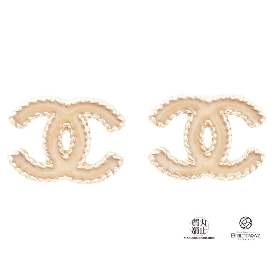 CHANEL（シャネル） ピアス ココマーク エナメル ゴールド金具