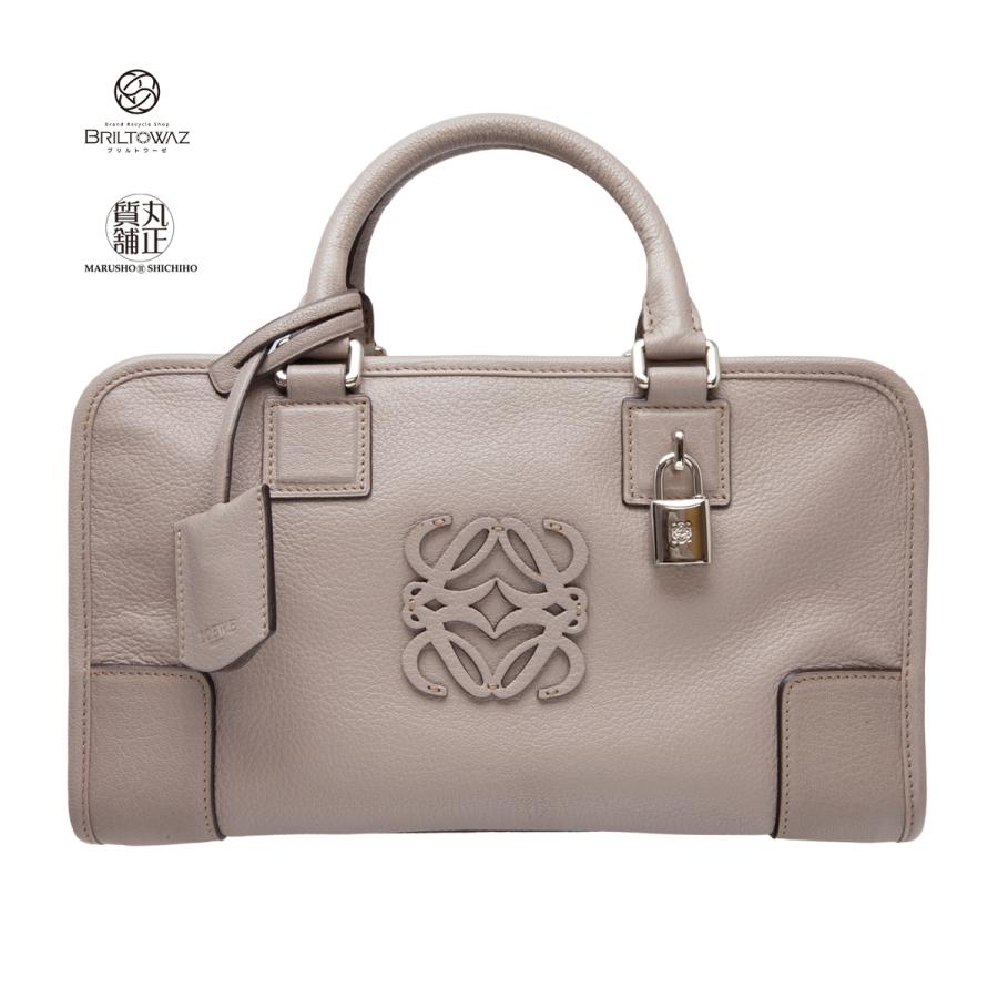 Amazona(LOEWE) ロエベ アマソナ28 ハンドバッグ グレージュ Amazona(LOEWE) ロエベ アマソナ28 ハンドバッグ グレージュ