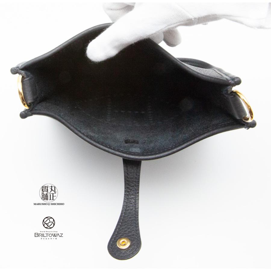 HERMES エルメス エヴリン TPM 16 黒 ブラック ゴールド金具 Y HERMES エルメス エヴリン TPM 16 黒 ブラック ゴールド金具 Y