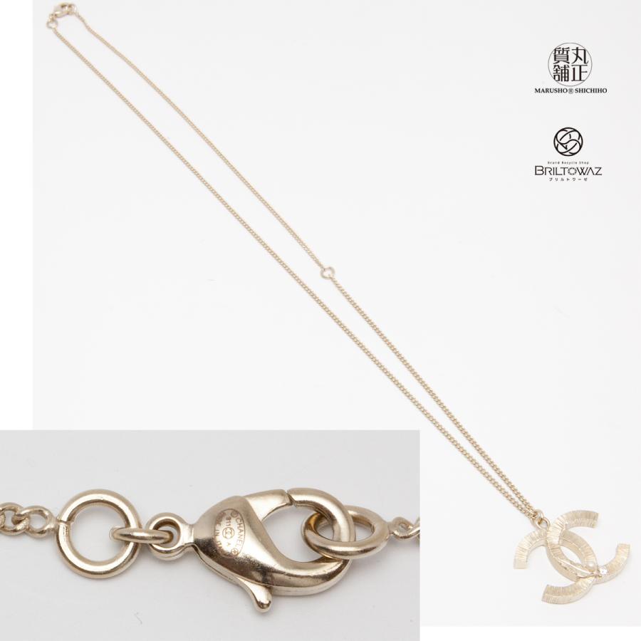 CHANEL シャネル ネックレス ココマーク ラインストーン パール CHANEL シャネル ネックレス ココマーク ラインストーン パール
