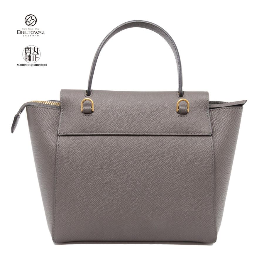最終値下げ】CELINE ベルトバッググレー