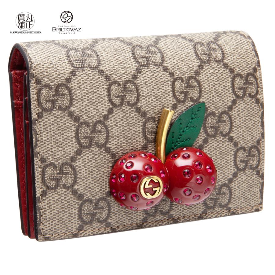 GUCCI グッチ チェリー(さくらんぼ) 付き GGスプリーム カード GUCCI グッチ チェリー(さくらんぼ) 付き GGスプリーム カード