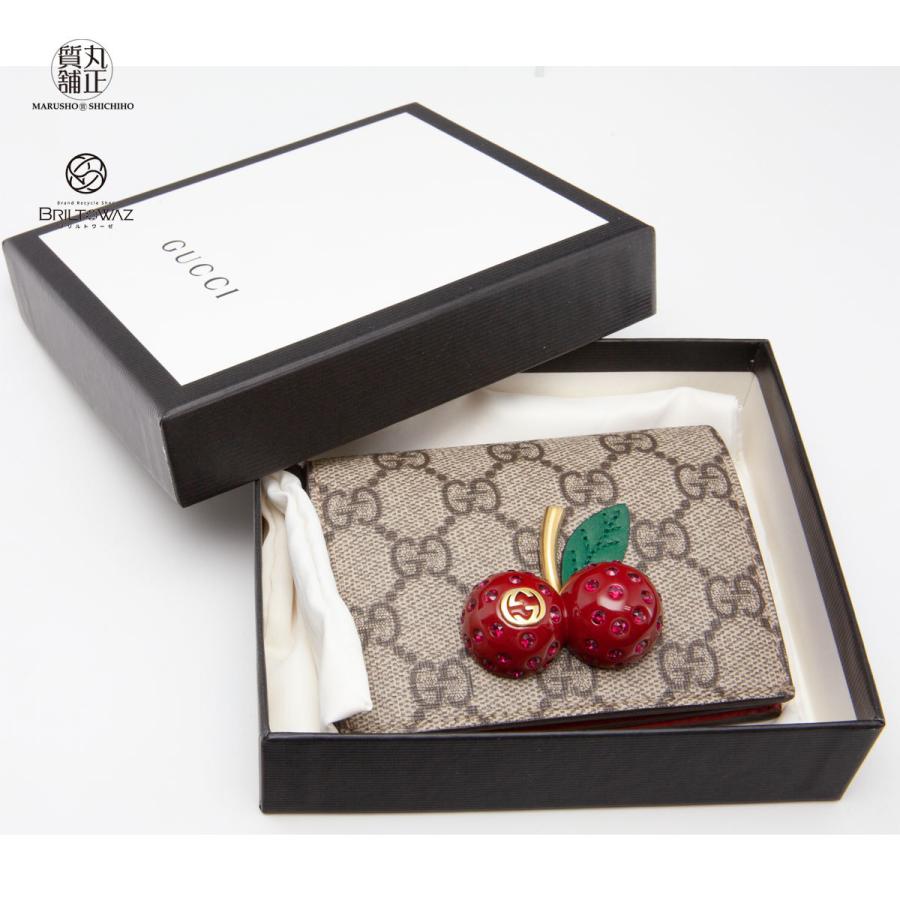 GUCCI グッチ チェリー(さくらんぼ) 付き GGスプリーム カード GUCCI グッチ チェリー(さくらんぼ) 付き GGスプリーム カード