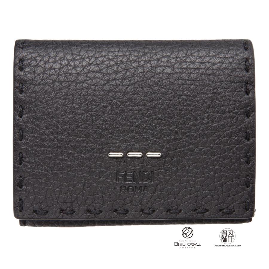 SELLERIA(FENDI) フェンディ セレリア 三つ折り コンパクト SELLERIA(FENDI) フェンディ セレリア 三つ折り コンパクト