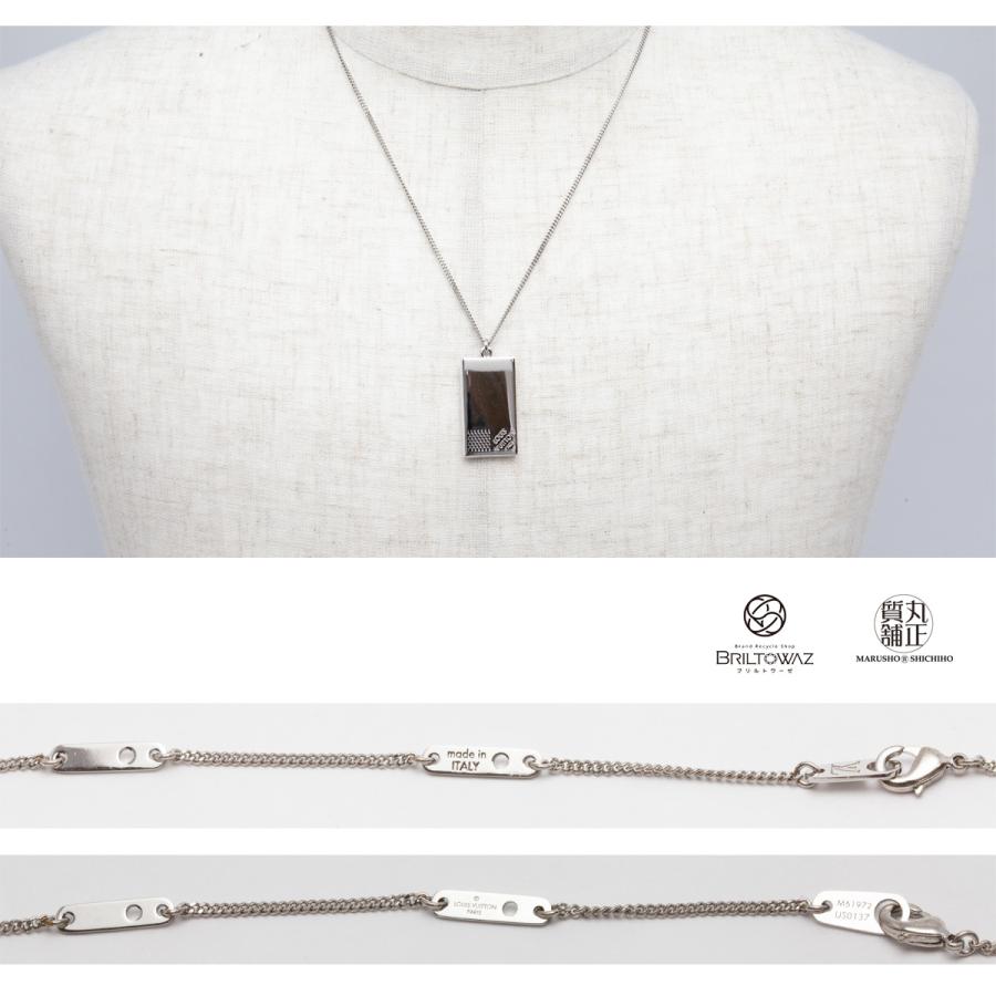 LOUIS VUITTON ルイヴィトン ネックレス ダミエ コリエ LOUIS VUITTON ルイヴィトン ネックレス ダミエ コリエ