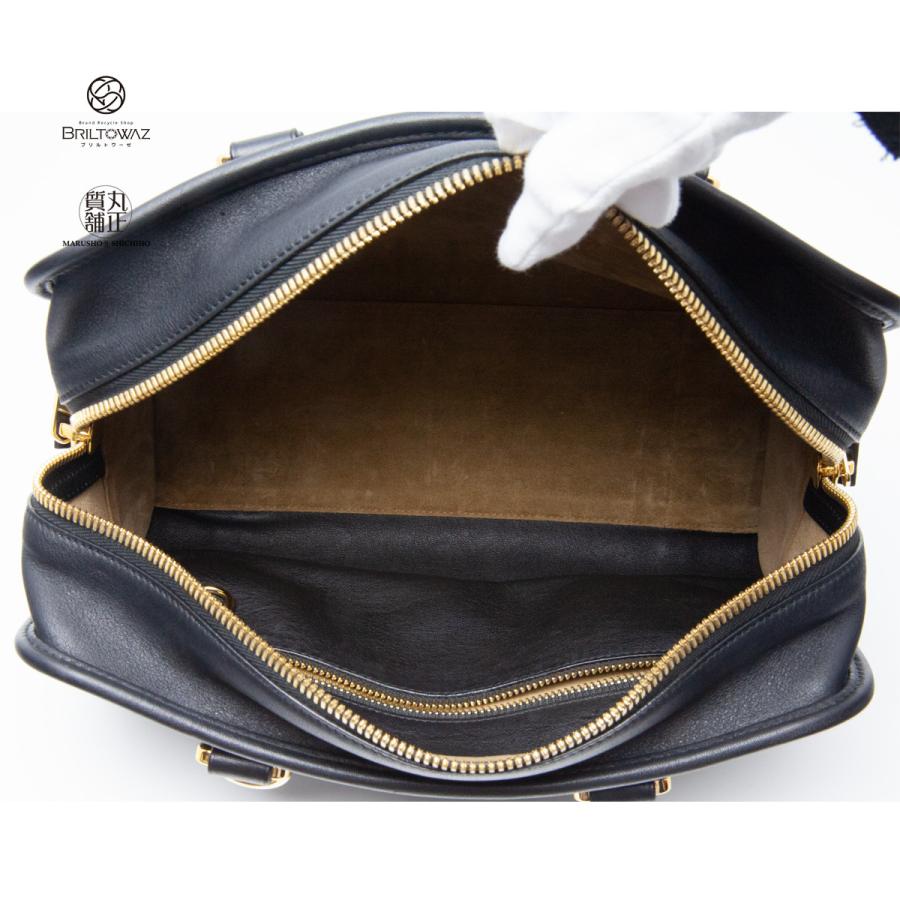 Amazona（LOEWE） ロエベ アマソナ28 2WAY ハンドバッグ 黒 ブラック 