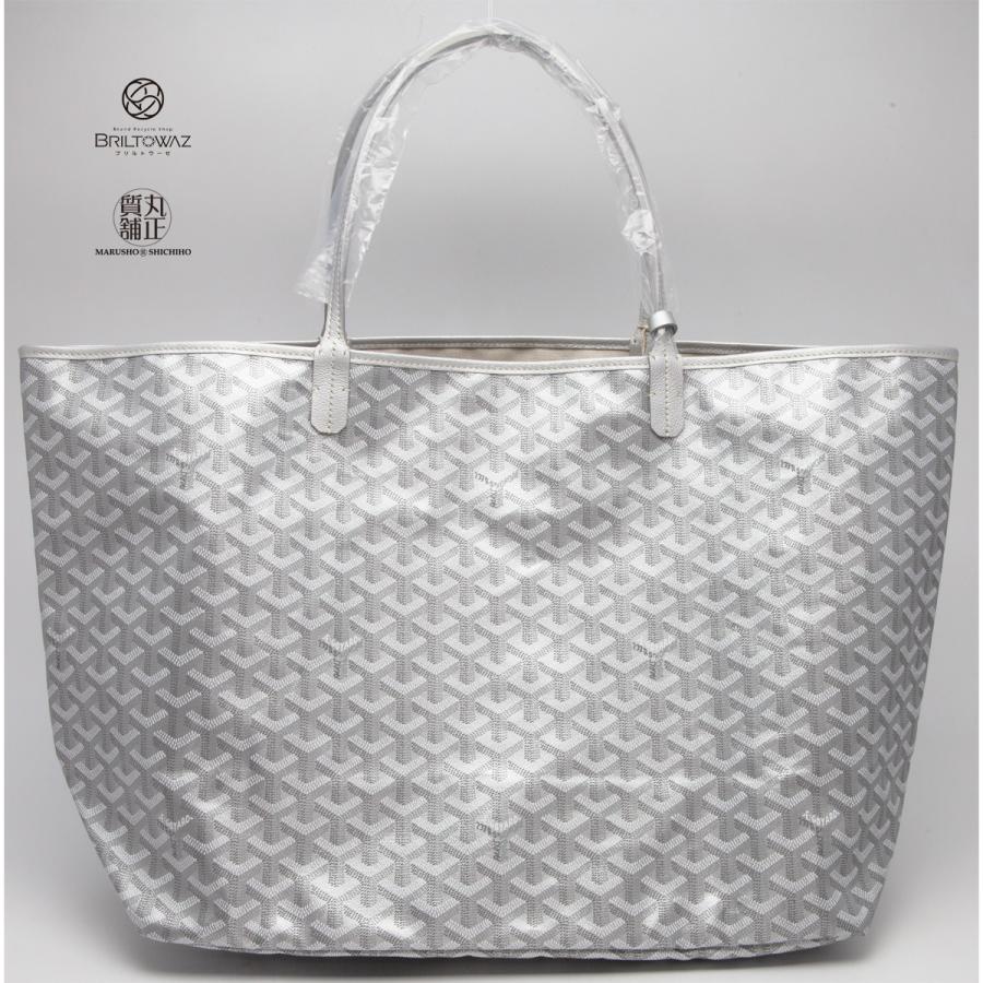 （直営買付)ゴヤール トートバッグ サンルイGM 2021年限定 シルバー LA FORGE ST.LOUIS レディース メンズ GOYARD  送料無料 (M210225)