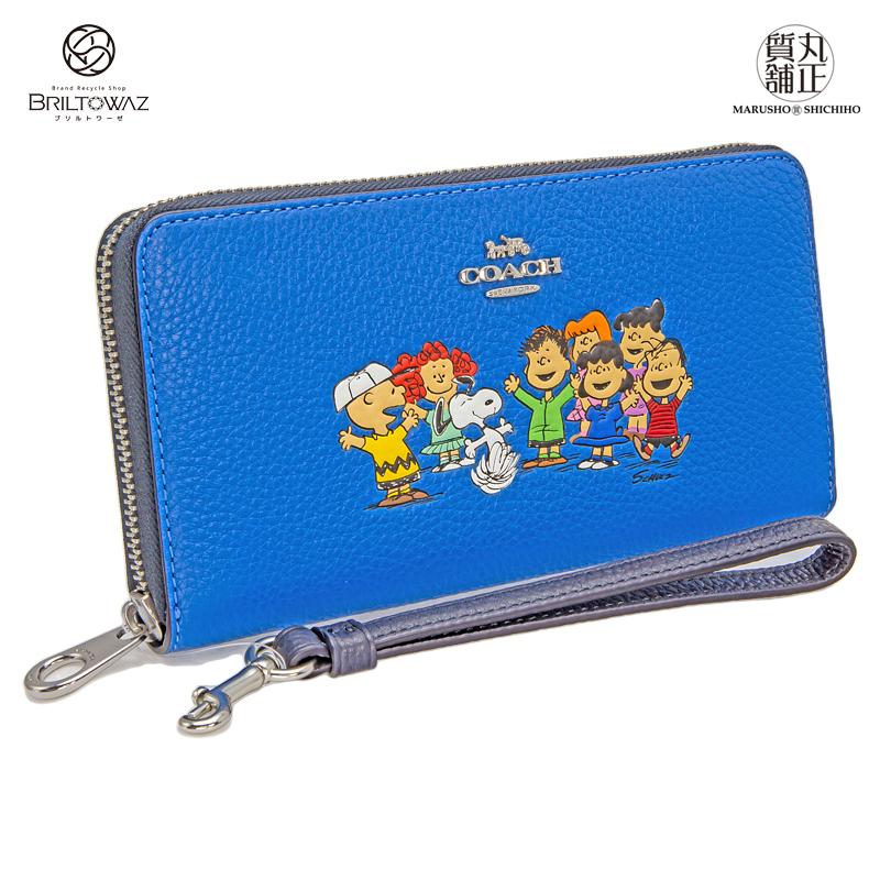 コーチ COACH coach スヌーピー 長財布 COACHコーチ長財布 ピーナッツコラボ スヌーピーパッチワーク | francore