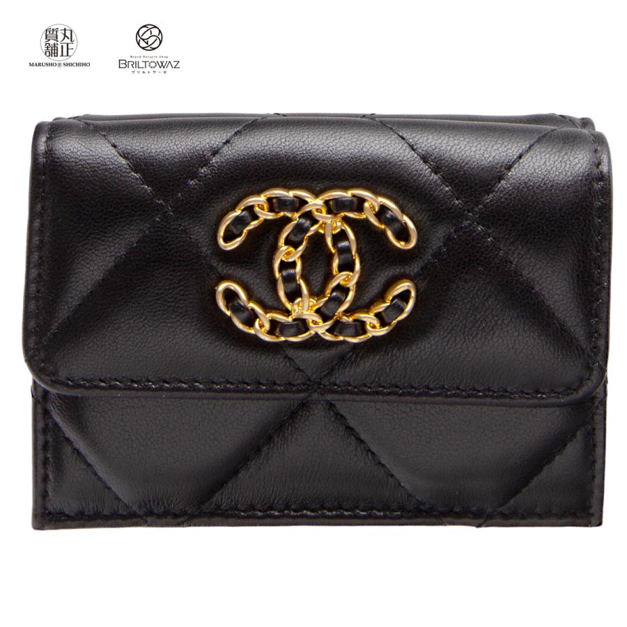 CHANEL シャネル 19 スモールフラップウォレット ミニ財布 CHANEL シャネル 19 スモールフラップウォレット ミニ財布