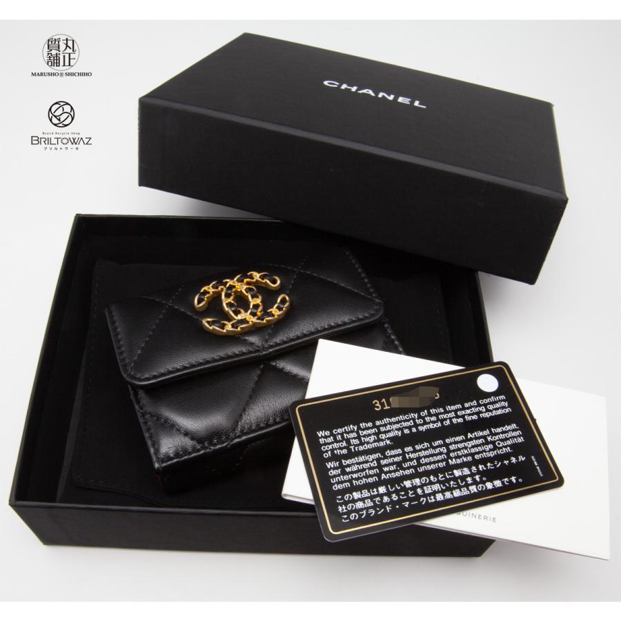 CHANEL シャネル 19 スモールフラップウォレット ミニ財布 CHANEL シャネル 19 スモールフラップウォレット ミニ財布