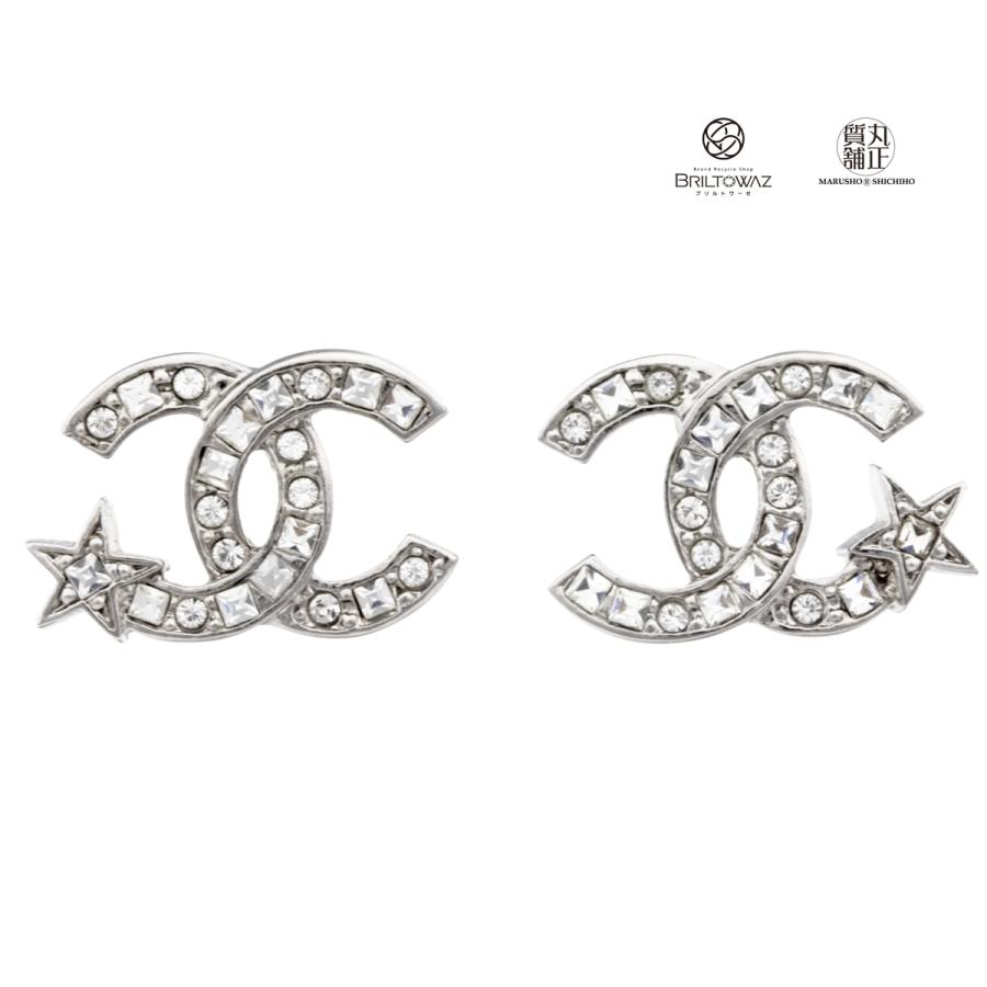 CHANEL シャネル 2021春夏 ココマーク ラインストーン ピアス CHANEL シャネル 2021春夏 ココマーク ラインストーン ピアス