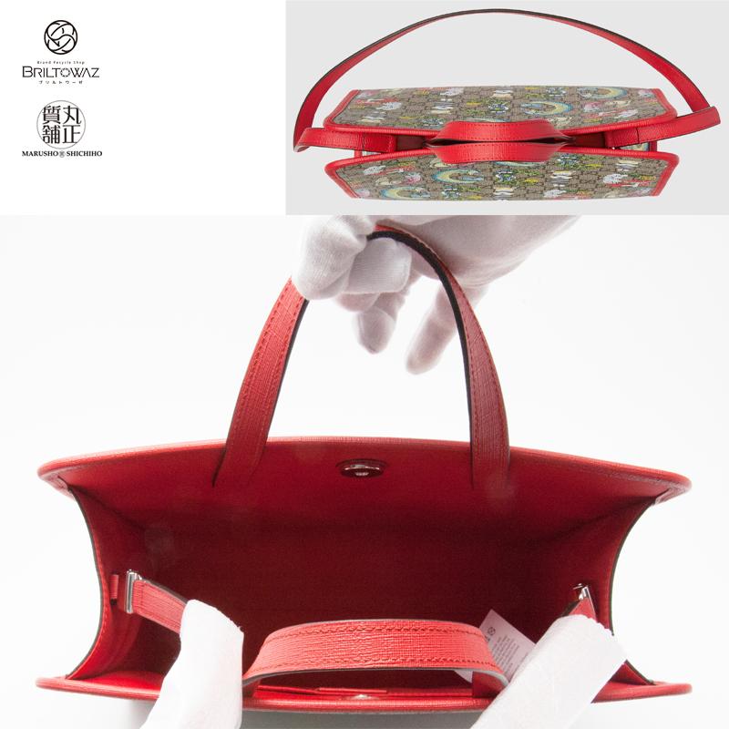 GUCCI（グッチ） 20クルーズ 限定 ヒグチユウコ トートバッグ アニマル