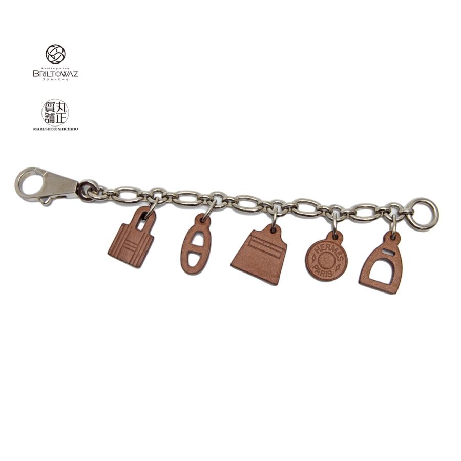 HERMES エルメス アミュレット5 バッグチャーム ブレスレット HERMES エルメス アミュレット5 バッグチャーム ブレスレット