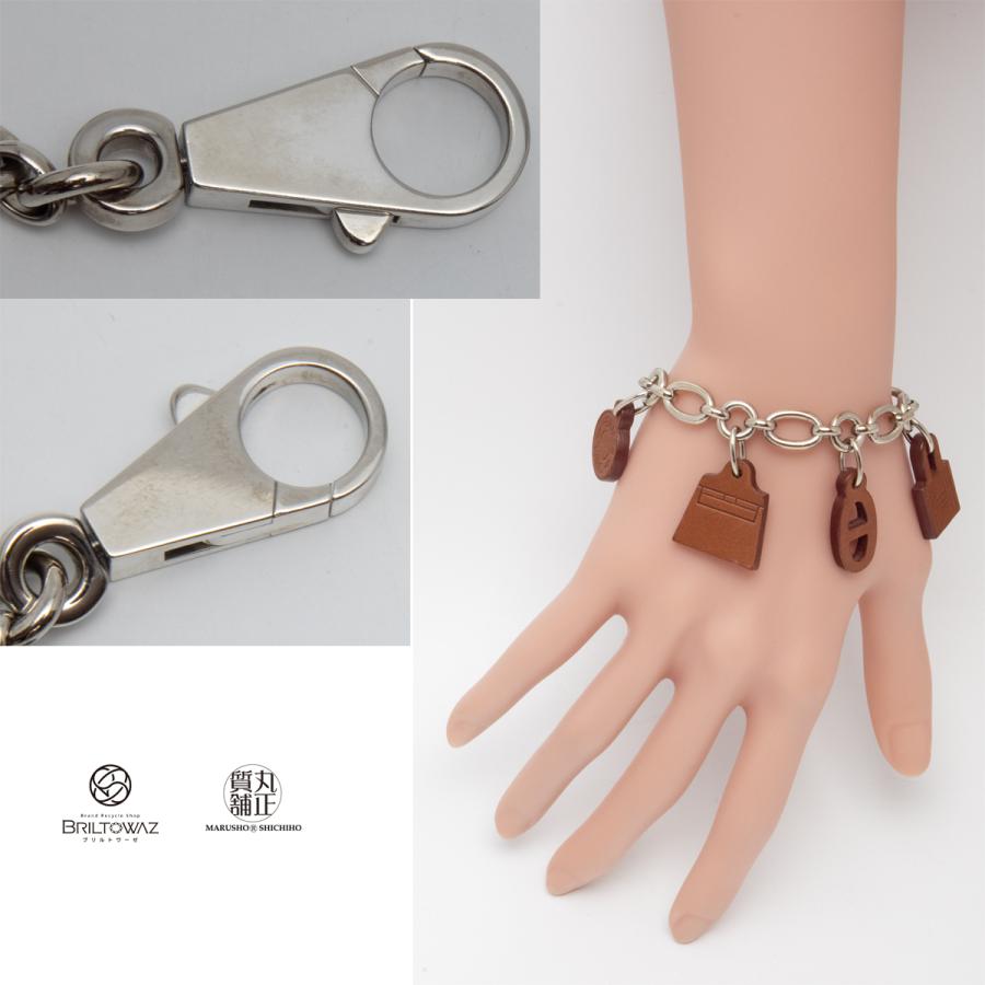 HERMES エルメス アミュレット5 バッグチャーム ブレスレット HERMES エルメス アミュレット5 バッグチャーム ブレスレット