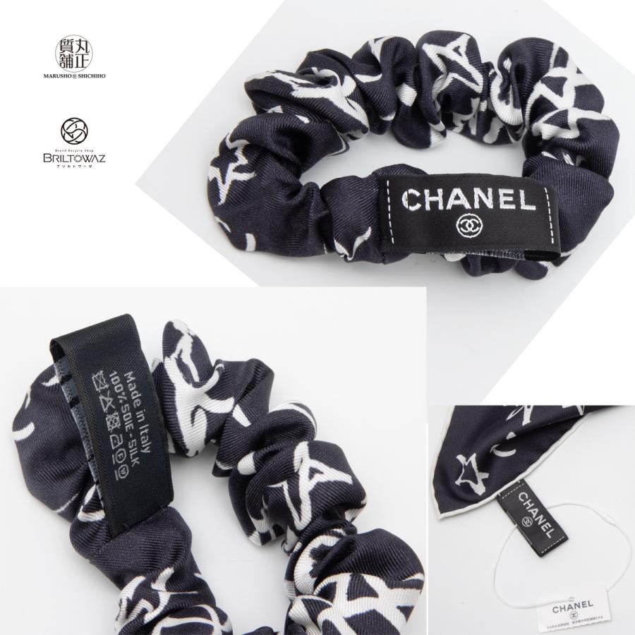 CHANEL 【直営買付】シャネル 22C シュシュ&スカーフ セット CHANEL 【直営買付】シャネル 22C シュシュ&スカーフ セット