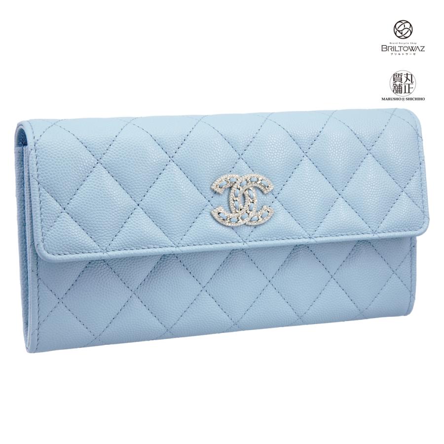 CHANEL（シャネル） 22S ココマーク ラインストーン ロングウォレット