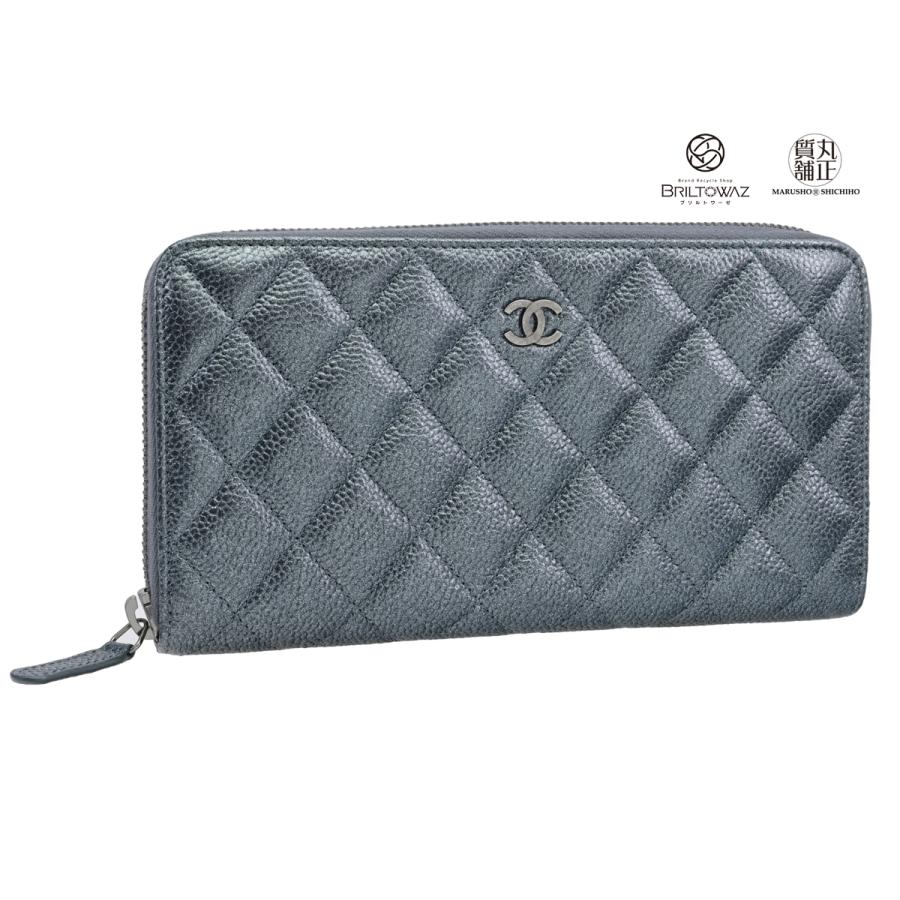 CHANEL シャネル クラシック ロングウォレット A50097 キャビア  