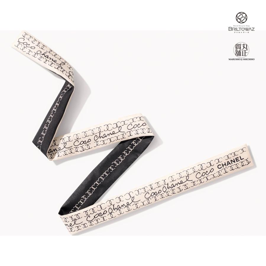 CHANEL シャネル 22クルーズ ツイリー スカーフ ヘアバンド ココ CHANEL シャネル 22クルーズ ツイリー スカーフ ヘアバンド ココ