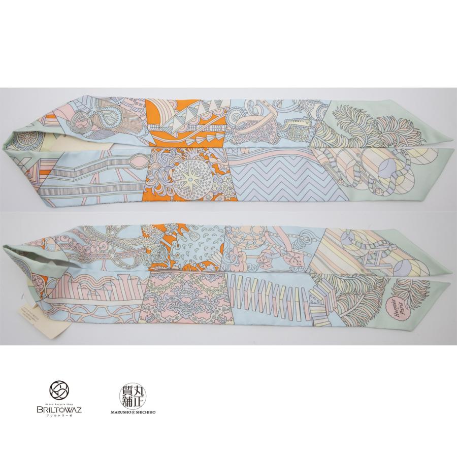 HERMES エルメス ツイリー 2021秋冬 De l'Ombrelle aux Duel 杖 HERMES エルメス ツイリー 2021秋冬 De l'Ombrelle aux Duel 杖