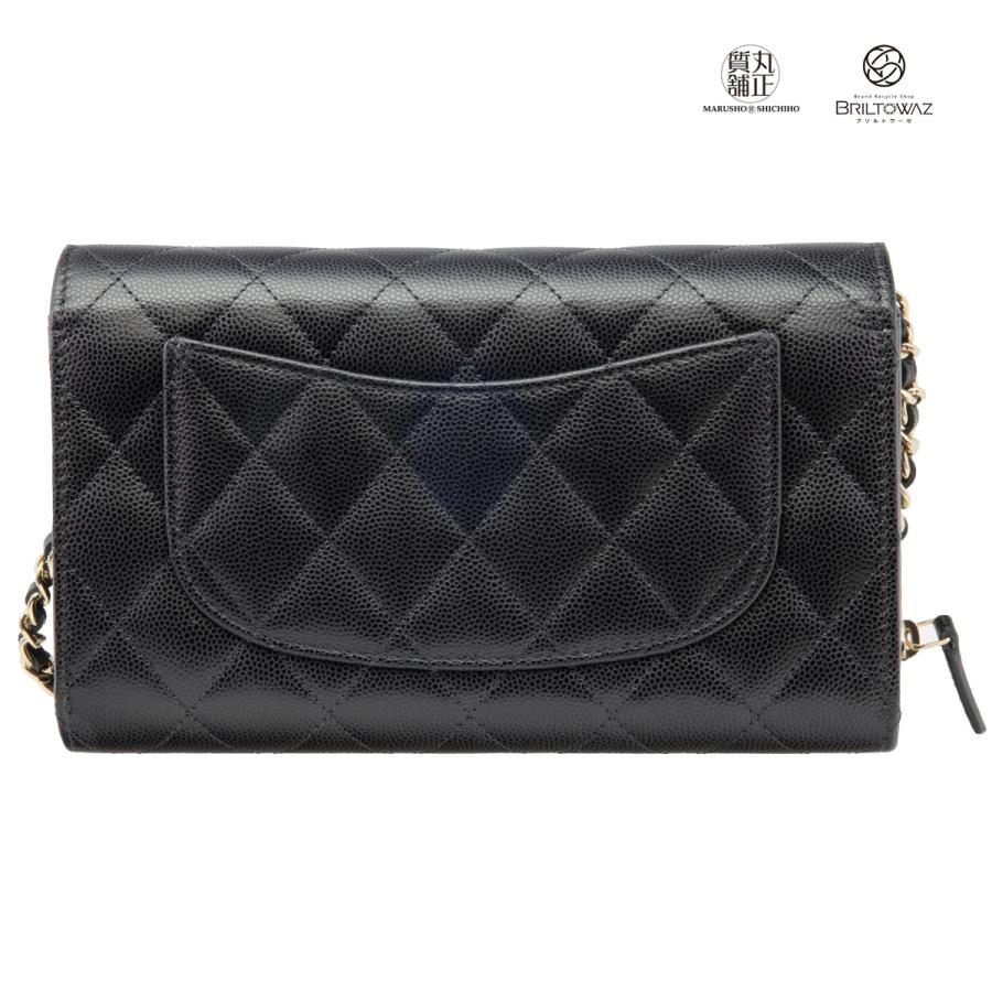 CHANEL シャネル 22C マトラッセ チェーン クラッチ ウォレット CHANEL シャネル 22C マトラッセ チェーン クラッチ ウォレット