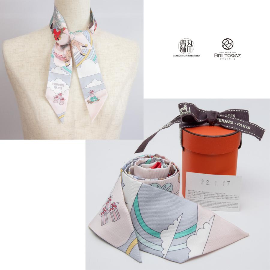 HERMES (SALE)エルメス ツイリー 2022SS CARRES VOLANTS 空飛ぶ HERMES (SALE)エルメス ツイリー 2022SS CARRES VOLANTS 空飛ぶ