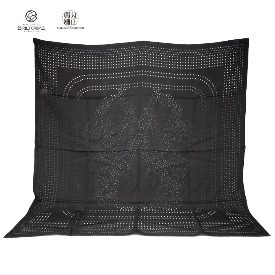 HERMES (SALE)(直営買付)エルメス カレ 90 Perforated 黒 HERMES (SALE)(直営買付)エルメス カレ 90 Perforated 黒