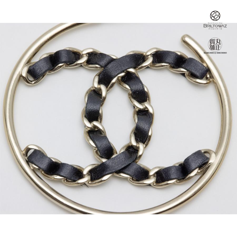 CHANEL シャネル ココマーク チェーン フープピアス 2019春夏 CHANEL シャネル ココマーク チェーン フープピアス 2019春夏