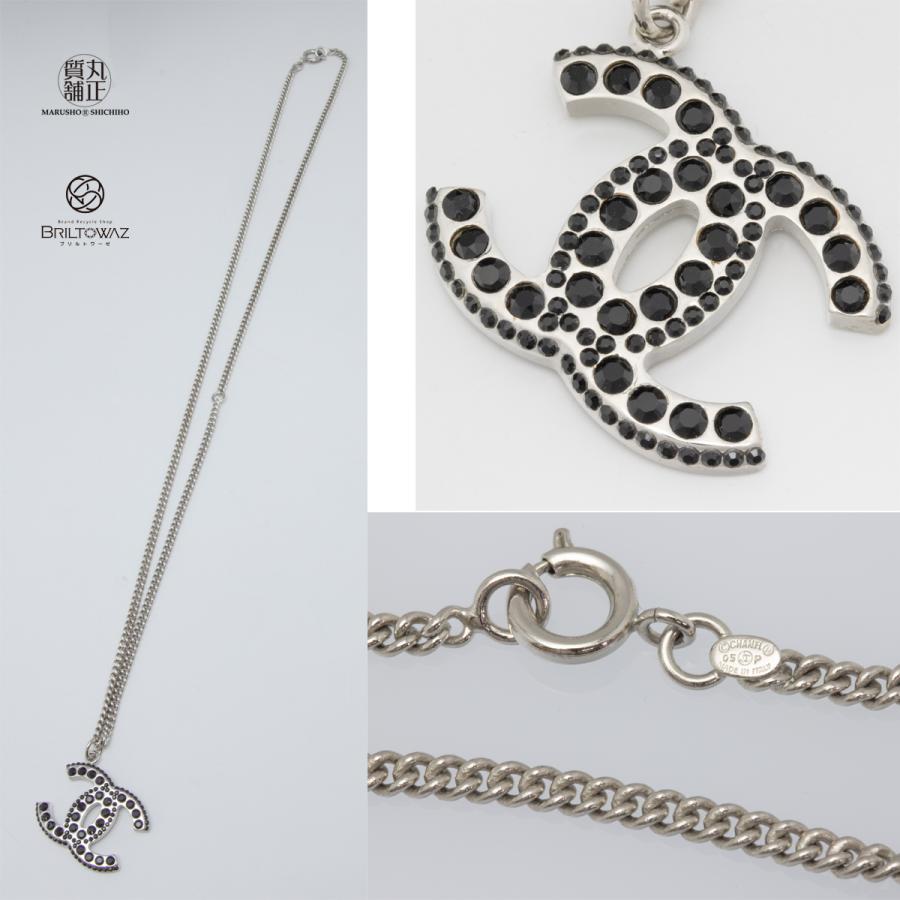 CHANEL シャネル ネックレス ココマーク ラインストーン 2WAY CHANEL シャネル ネックレス ココマーク ラインストーン 2WAY