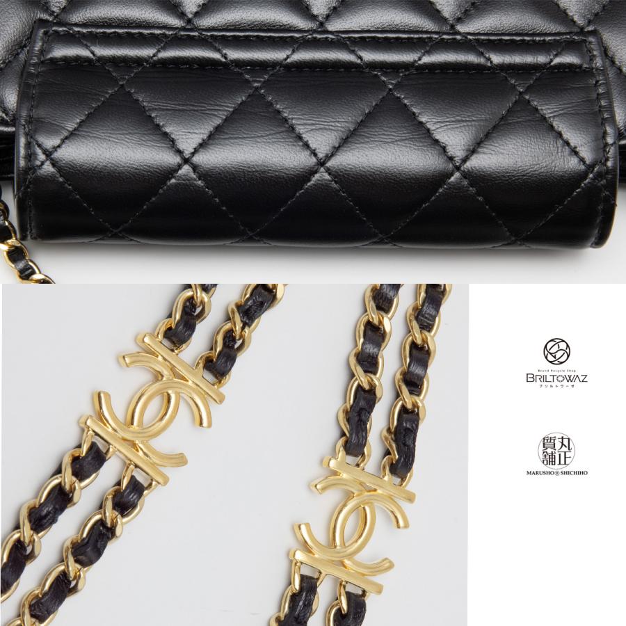 CHANEL (直営買付)シャネル 2022AW マトラッセ フォンケース チェーン