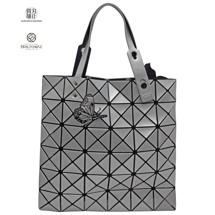 BAOBAO ISSEY MIYAKE GARLAND トートバッグ 黒田潔コラボ シルバー ルーセント A4 ポップアップ限定  バオバオイッセイミヤケMe