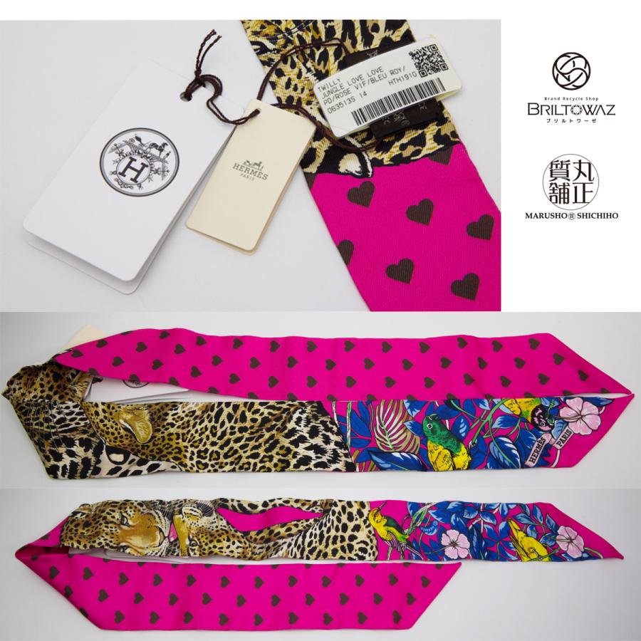 HERMES エルメス ツイリー Jungle love ジャングルラブラブ 2020 HERMES エルメス ツイリー Jungle love ジャングルラブラブ 2020