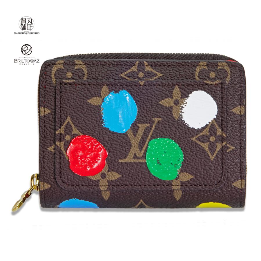 直営買付)ルイヴィトン 2023 LV×YK ポルトフォイユ・ルー M81981 草間 
