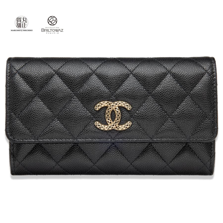 2023SS CHANEL マトラッセ ココマーク スモール ウォレット