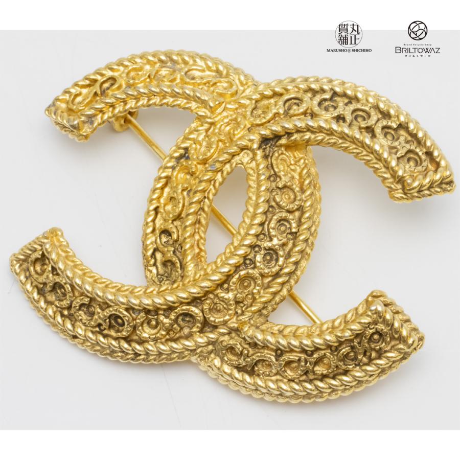 CHANEL (SALE)シャネル ブローチ ココマーク ゴールド金具 1108 CHANEL (SALE)シャネル ブローチ ココマーク ゴールド金具 1108