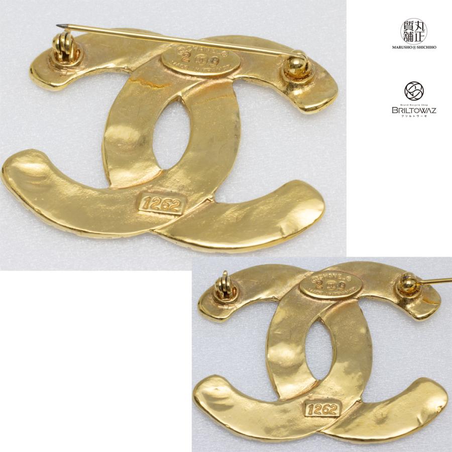 CHANEL (SALE)シャネル ブローチ ココマーク ゴールド金具 1262 CHANEL (SALE)シャネル ブローチ ココマーク ゴールド金具 1262