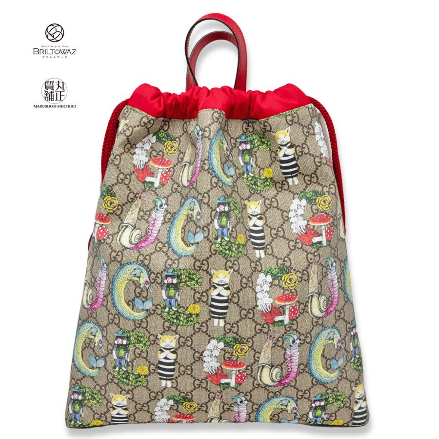 GUCCI グッチ ヒグチユウコ 550775 ナップサック GGスプリーム GUCCI グッチ ヒグチユウコ 550775 ナップサック GGスプリーム