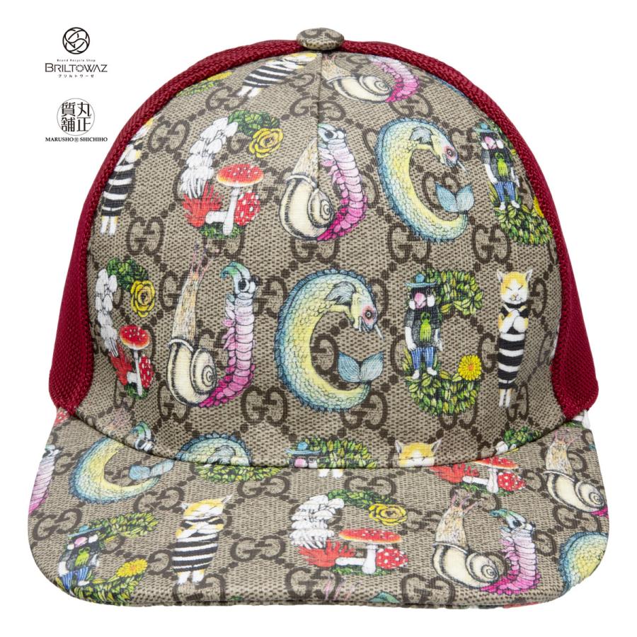 GUCCI グッチ ヒグチユウコ キャップ アニマルロゴ 481757 L GUCCI グッチ ヒグチユウコ キャップ アニマルロゴ 481757 L
