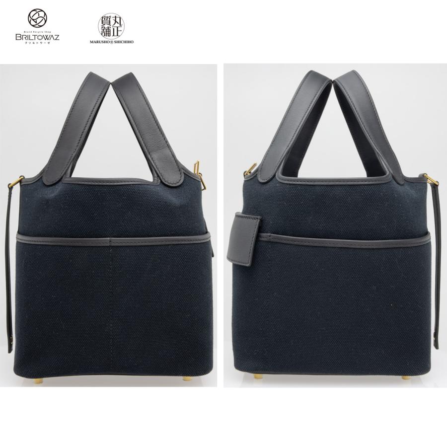 HERMES エルメス ピコタンロック カーゴ PM(18) 黒 U刻印 2022年 HERMES エルメス ピコタンロック カーゴ PM(18) 黒 U刻印 2022年