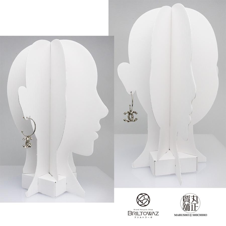 CHANEL シャネル ココマーク フープピアス 片方のみ 12A 2012 CHANEL シャネル ココマーク フープピアス 片方のみ 12A 2012