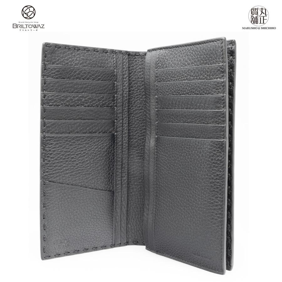 新品未使用　FENDI セレリア　ブラックレザー長財布 FENDI（フェンディ） 二つ折り長財布 セレリア レザー ブラック