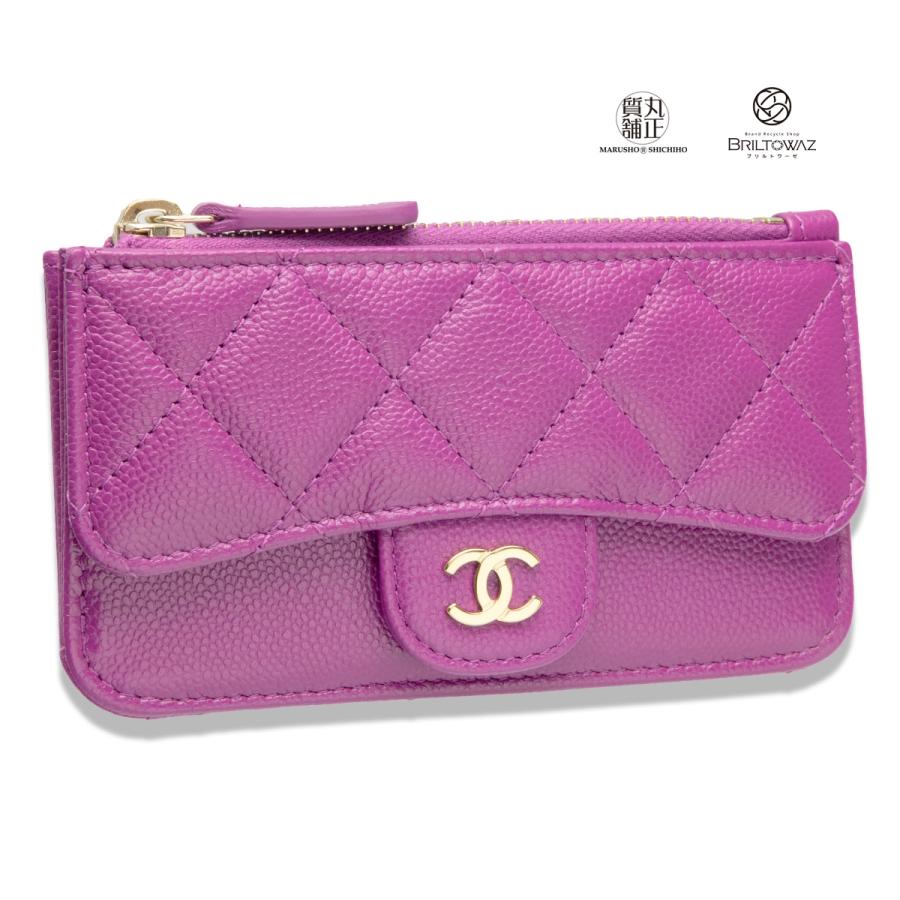 CHANEL (直営買付)シャネル 23AW クラシック ジップカードケース CHANEL (直営買付)シャネル 23AW クラシック ジップカードケース
